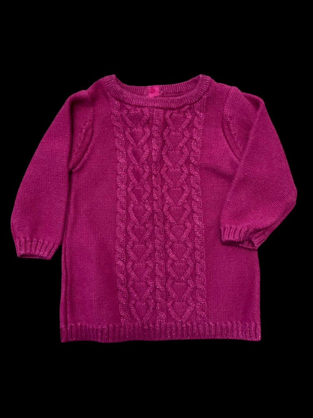 👣 5/$25  - Burgundy Cable Knit Sweater